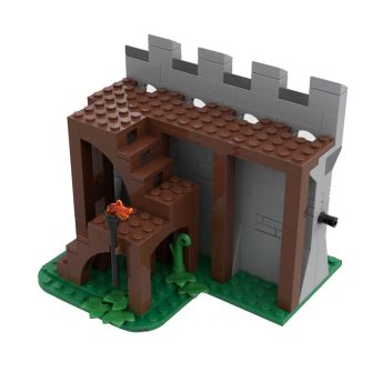 163pcs-set-medieval-modular-staircase-moc-85699