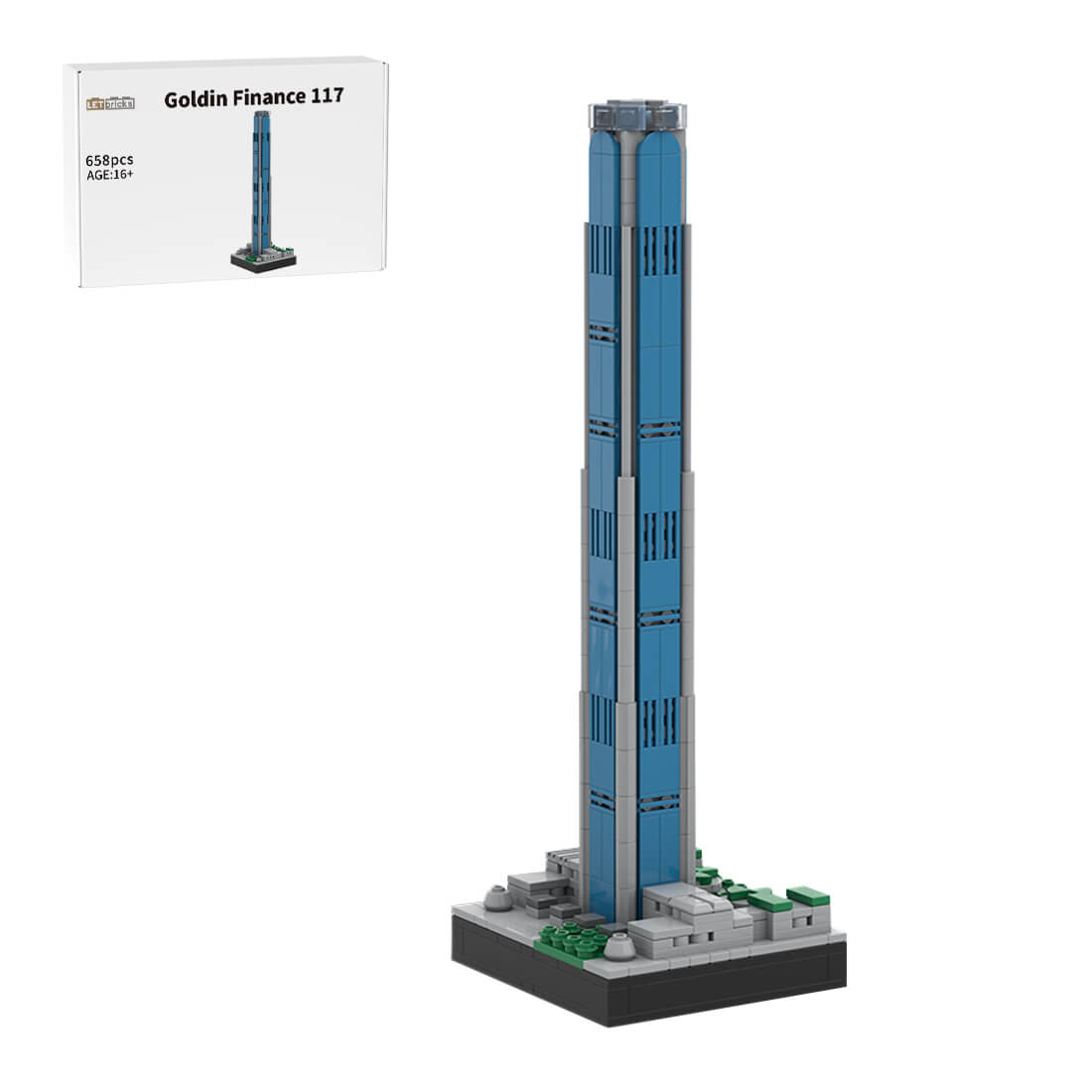 MOC-207955 Goldin Finance 117 Building Blocks Set (658PCS)by Taters