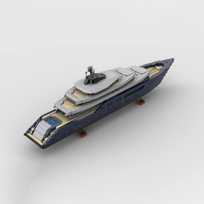1/200 Scale Mini Luxury Yacht DIY Assembly Set (1651PCS-1671PCS) by MrJBuilds
