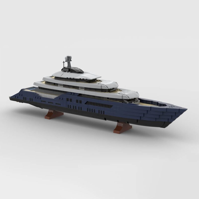 1/200 Scale Mini Luxury Yacht DIY Assembly Set (1651PCS-1671PCS) by MrJBuilds