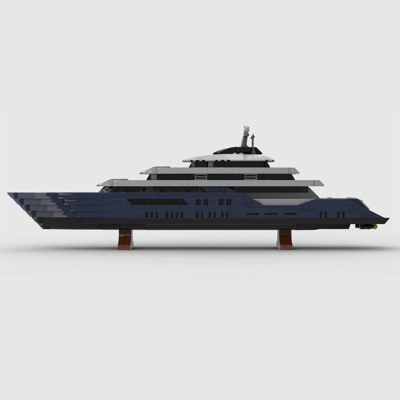 1/200 Scale Mini Luxury Yacht DIY Assembly Set (1651PCS-1671PCS) by MrJBuilds
