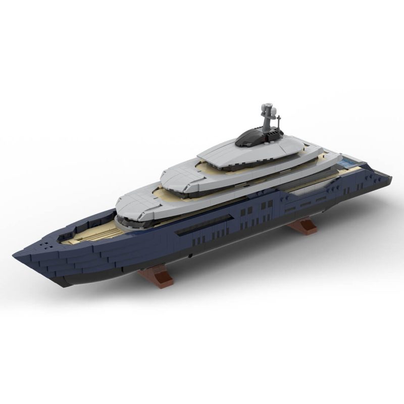 1/200 Scale Mini Luxury Yacht DIY Assembly Set (1651PCS-1671PCS) by MrJBuilds - Image 21
