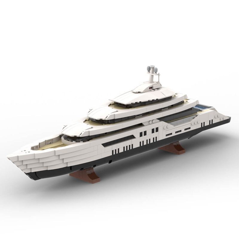 1/200 Scale Mini Luxury Yacht DIY Assembly Set (1651PCS-1671PCS) by MrJBuilds