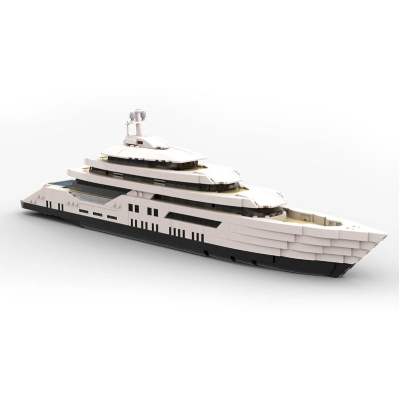 1/200 Scale Mini Luxury Yacht DIY Assembly Set (1651PCS-1671PCS) by MrJBuilds - Image 2