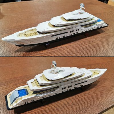 1/200 Scale Mini Luxury Yacht DIY Assembly Set (1651PCS-1671PCS) by MrJBuilds