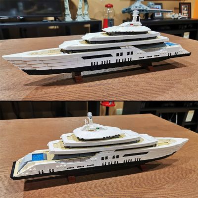 1/200 Scale Mini Luxury Yacht DIY Assembly Set (1651PCS-1671PCS) by MrJBuilds