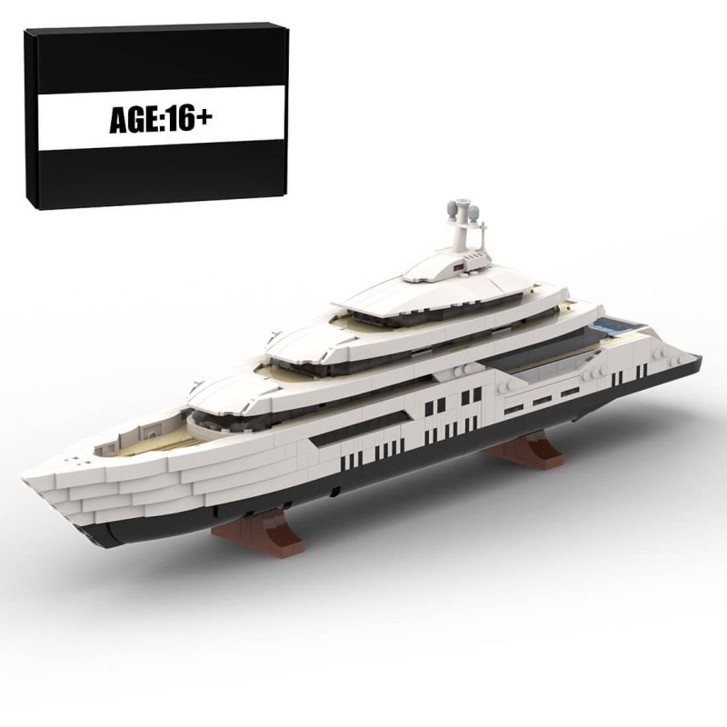 1/200 Scale Mini Luxury Yacht DIY Assembly Set (1651PCS-1671PCS) by MrJBuilds