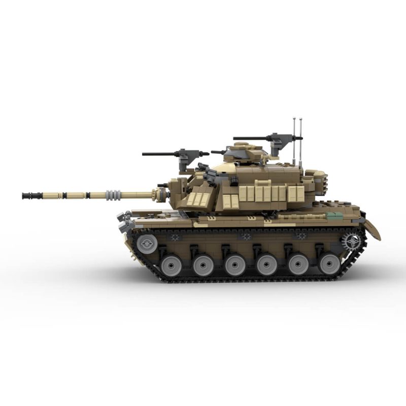 1/30 Scale Tank Military Building Blocks Set (828PCS-1611PCS) by etphhm