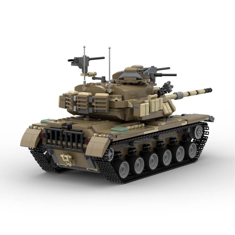 1/30 Scale Tank Military Building Blocks Set (828PCS-1611PCS) by etphhm
