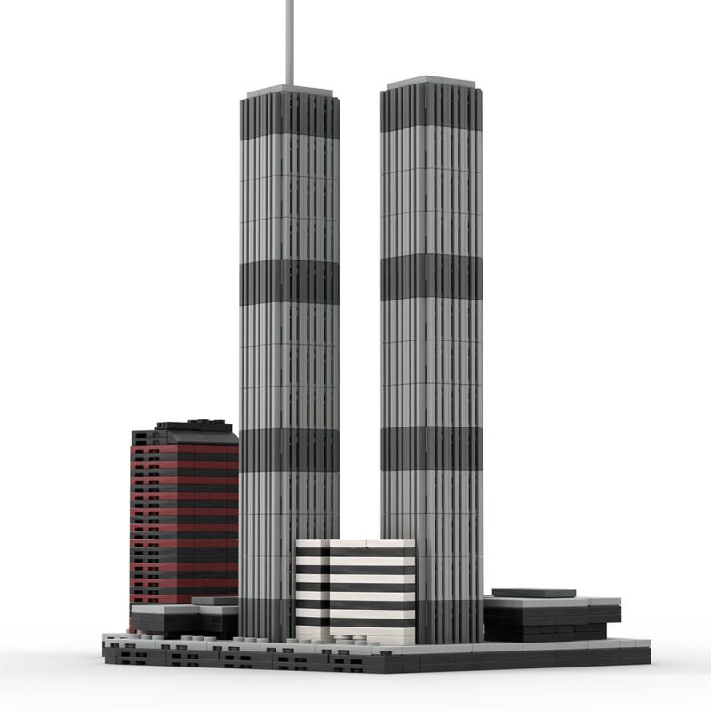 12000 World Trade Center (1973-2001) Micro Model Building Blocks
