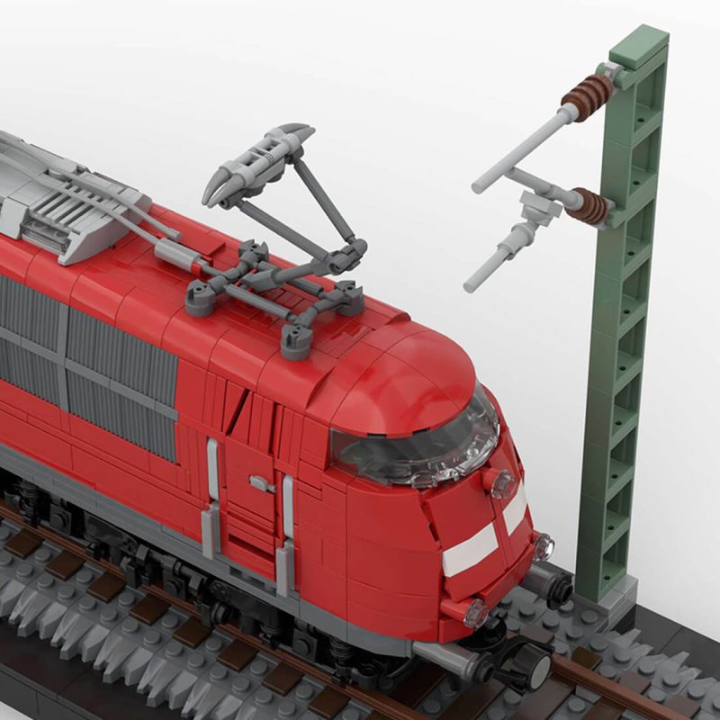BR103 Electric Locomotive Building Blocks Set ( Speed Control Dynamic Version/2578PCS-2601PCS) by StudStation