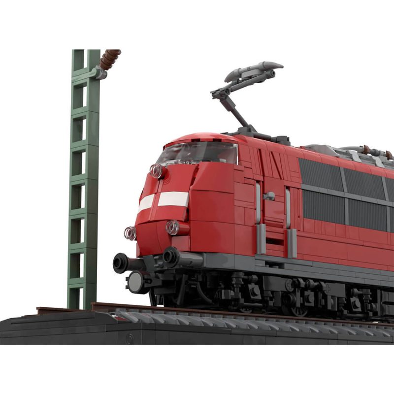 BR103 Electric Locomotive Building Blocks Set ( Speed Control Dynamic Version/2578PCS-2601PCS) by StudStation