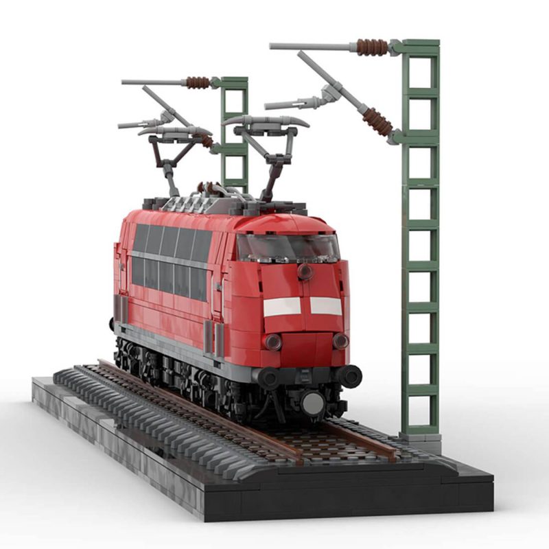 BR103 Electric Locomotive Building Blocks Set ( Speed Control Dynamic Version/2578PCS-2601PCS) by StudStation