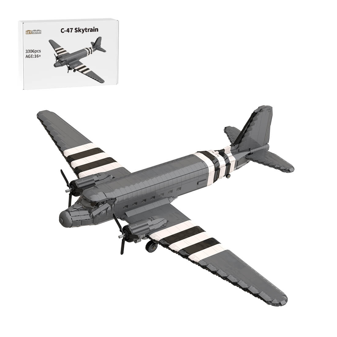C-47 Skytrain Building Blocks Set (3306PCS)