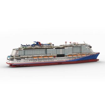 Carnival Celebration Super Dream Cruise Building Blocks Set (7379PCS)
