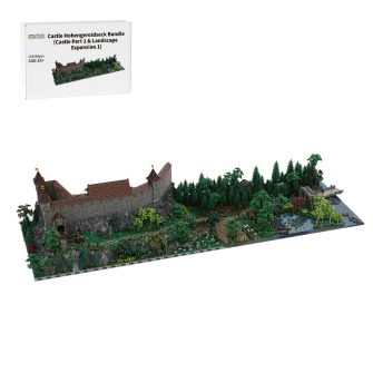 Castle Hohengeroldseck Part 1 German Huge MOC Castle Building Blocks Sets 132265Pcs by Sir Perceval - Castle Part 1 with Landscape Expansion