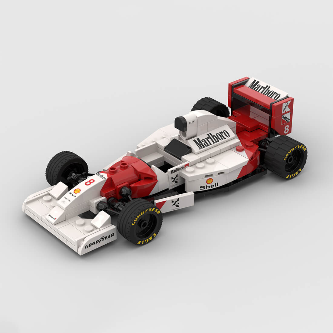 MOC-118366 High-Speed Racing Cars Building Blocks Set (Static Version/201PCS)