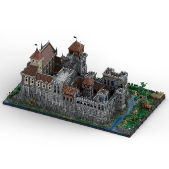 letbricks-MOC-131299 Medieval Castle Defensive Structures by Sir Perceval (10)