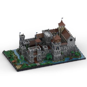 letbricks-MOC-131299 Medieval Castle Defensive Structures by Sir Perceval (10)
