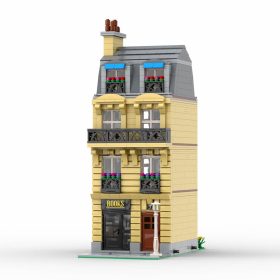 letbricks-MOC-137960 Modular Paris Apartment Building Model(1567PCS)