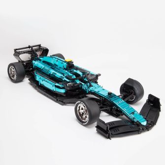 MOC-158977 1/8 Scale AMR23 Car&Electric Plating Exterior Racing Car Building Blocks Set(2824PCS)by Lukas2020