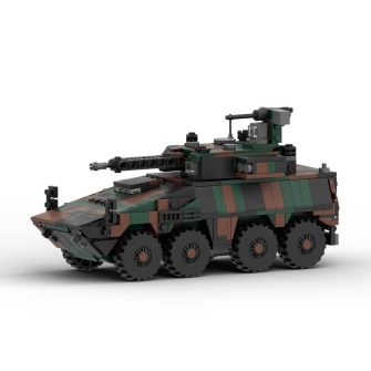 MOC-161767+MOC-162513 1/35 Scale BOXER-8x8 CRV Current Armored Vehicle Building Blocks Set (840PCS)by DarthDesigner