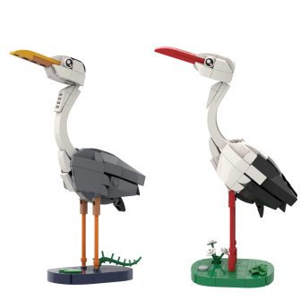 SKABRAM Bird-themed Building Block Set Series