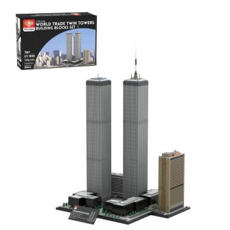MOC-177998 World Trade Center Complex 1:800 Scale Building Blocks(7121PCS)by SPBrix