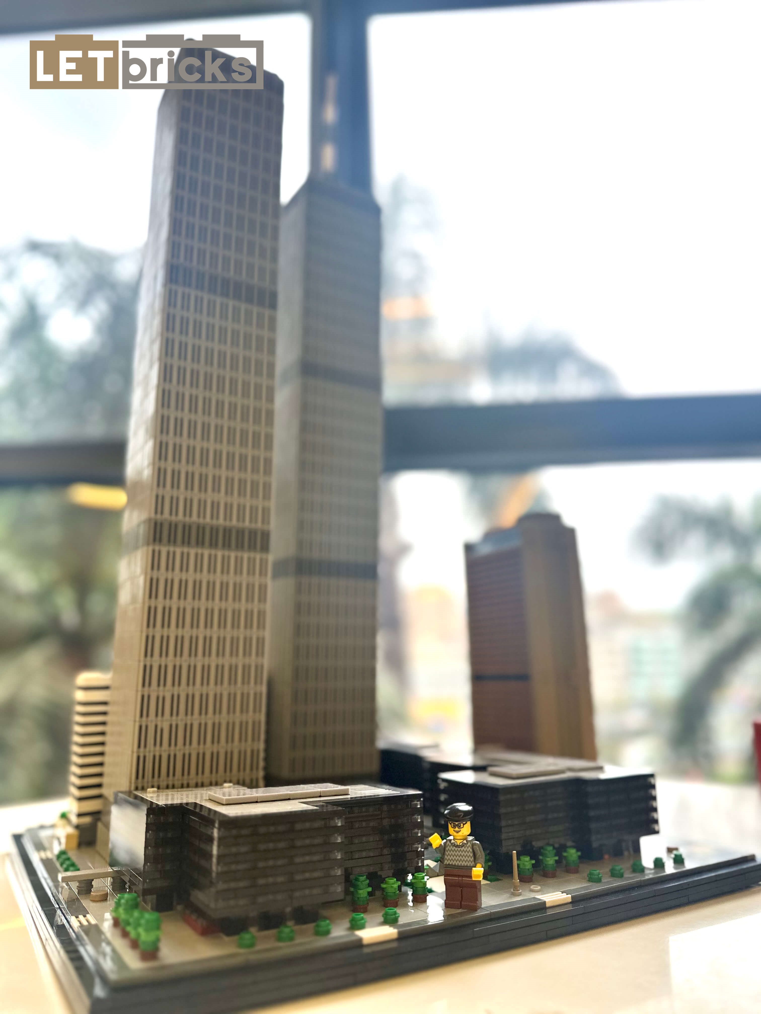 MOC-177998 World Trade Center Complex 1800 Scale Building Blocks(7121PCS)by SPBrix