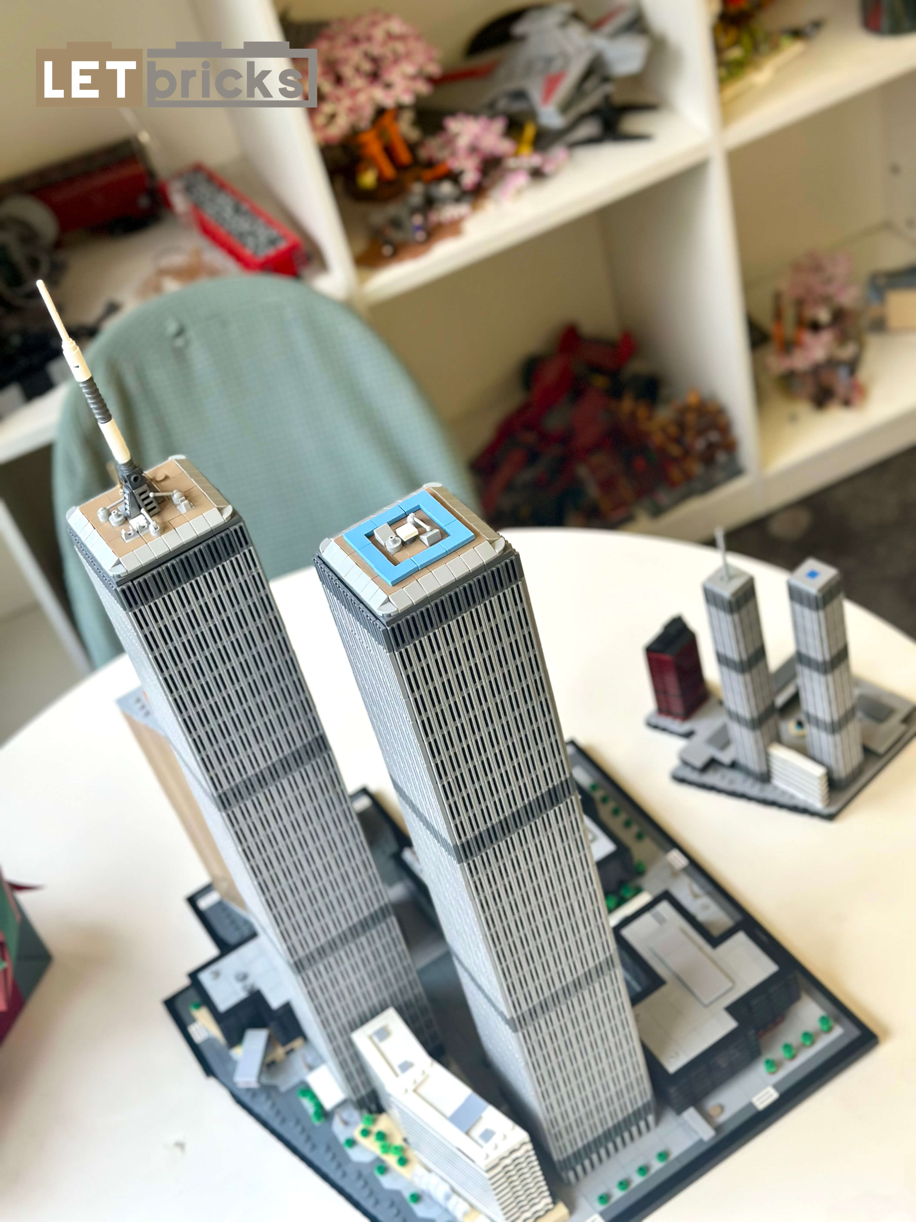 MOC-177998 World Trade Center Complex 1800 Scale Building Blocks(7121PCS)by SPBrix