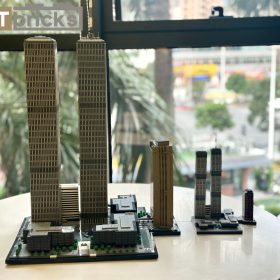 MOC-177998 World Trade Center Complex 1800 Scale Building Blocks(7121PCS)by SPBrix