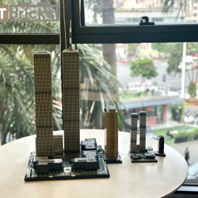 MOC-177998 World Trade Center Complex 1800 Scale Building Blocks(7121PCS)by SPBrix