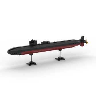 MOC-178041 1/300 Scale Los Angeles Class | Nuclear Submarine Building Blocks Set (305PCS)