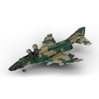 MOC-178143 1/35 Scale F-4 Phantom II AIR FORCE / NAVY Fighter-bomber Blocks Set (1396PCS/Camo)