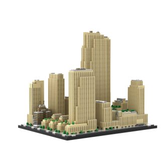 MOC-178781 New York Rockefeller Center 1800 Scale Building Blocks Set (5999PCS)by SPBrix