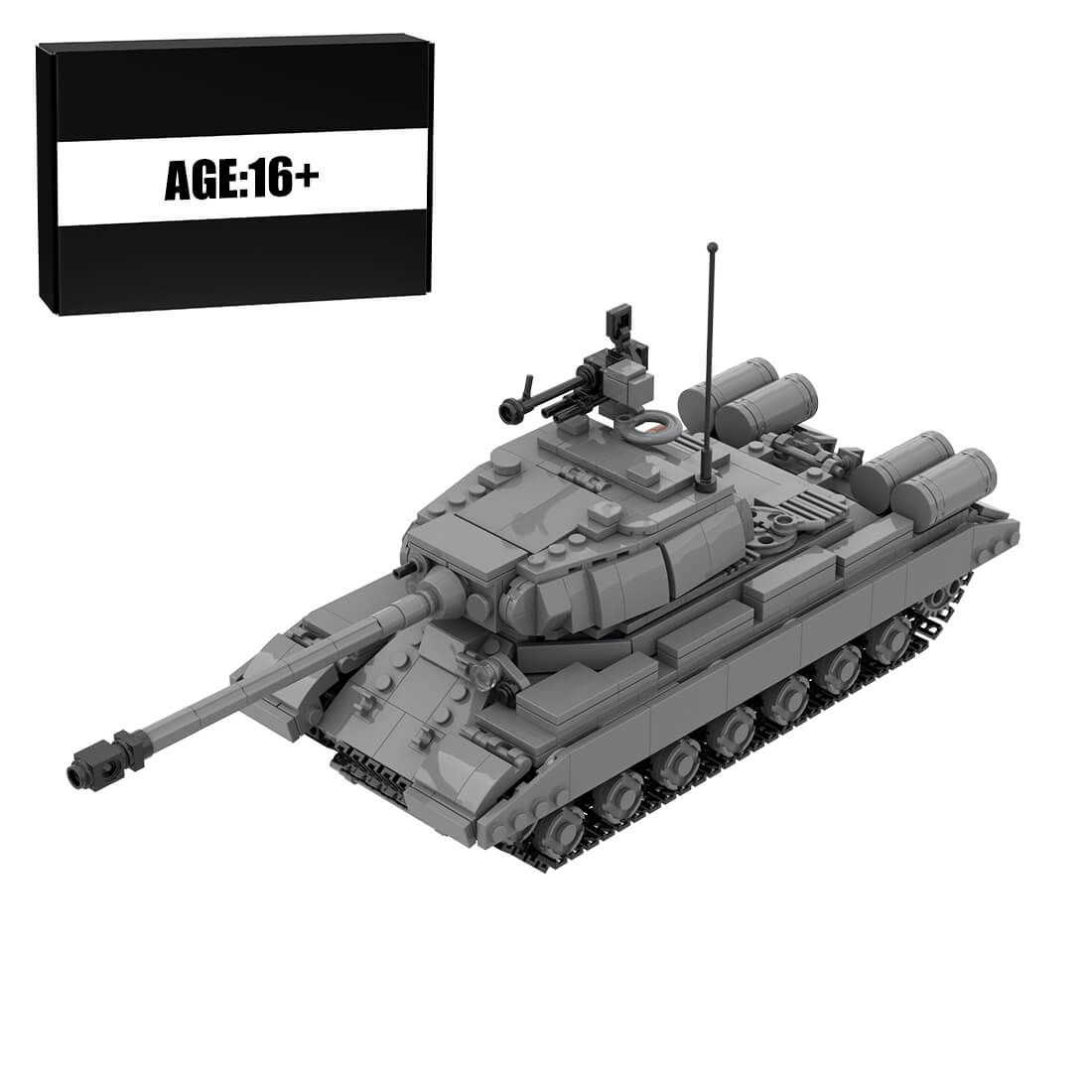 MOC-183264 1/35 Scale IS-4M Heavy Tank Military Building Blocks Set (943PCS)