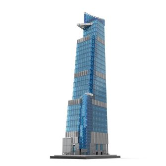 MOC-183374 New York 30 Hudson Yards 1800 Scale Building Blocks Set (3088PCS)by SPBrix