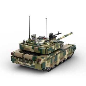 MOC-183439 TYPE-99A Main Battle Tank 135 Scale Chinese Main Battle Tank Building Blocks(1606PCS)by DarthDesigner