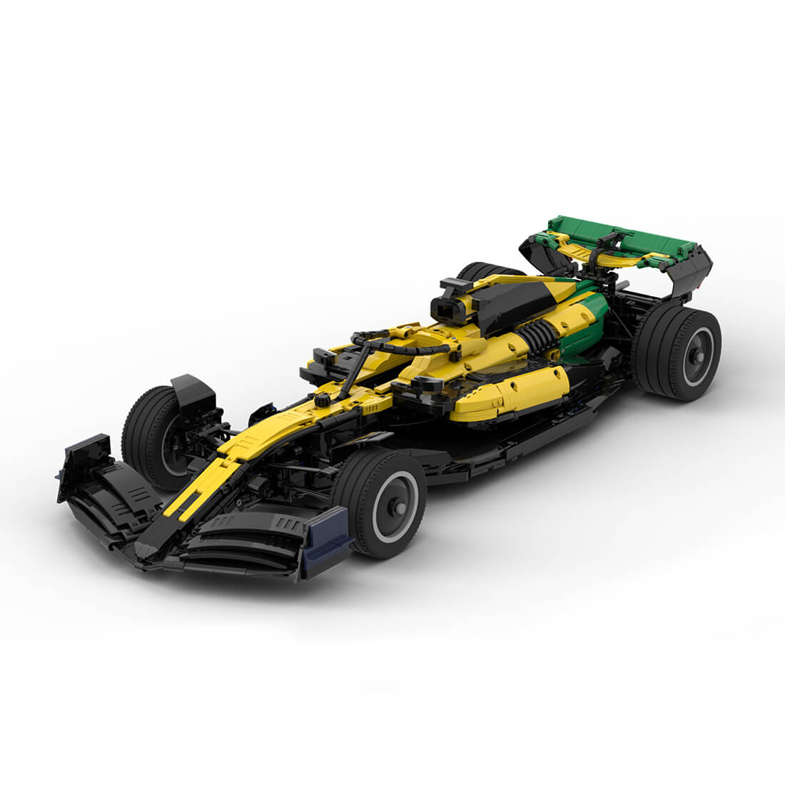 MOC-184498 MCL-38 Monaco 2024 1/8 Scale Racing Car Kit Blocks Set (3234PCS)