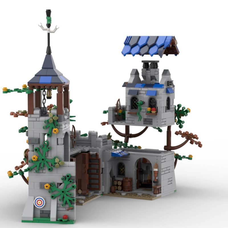 MOC-185913 Medieval Forestmen Castle Assembly Toy Building Blocks Set (1190PCS)