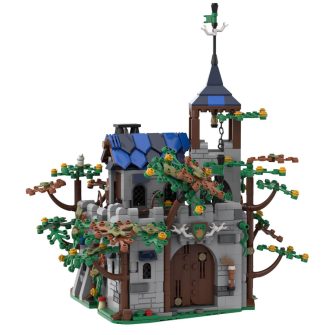 MOC-185913 Medieval Forestmen Castle Assembly Toy Building Blocks Set (1190PCS)