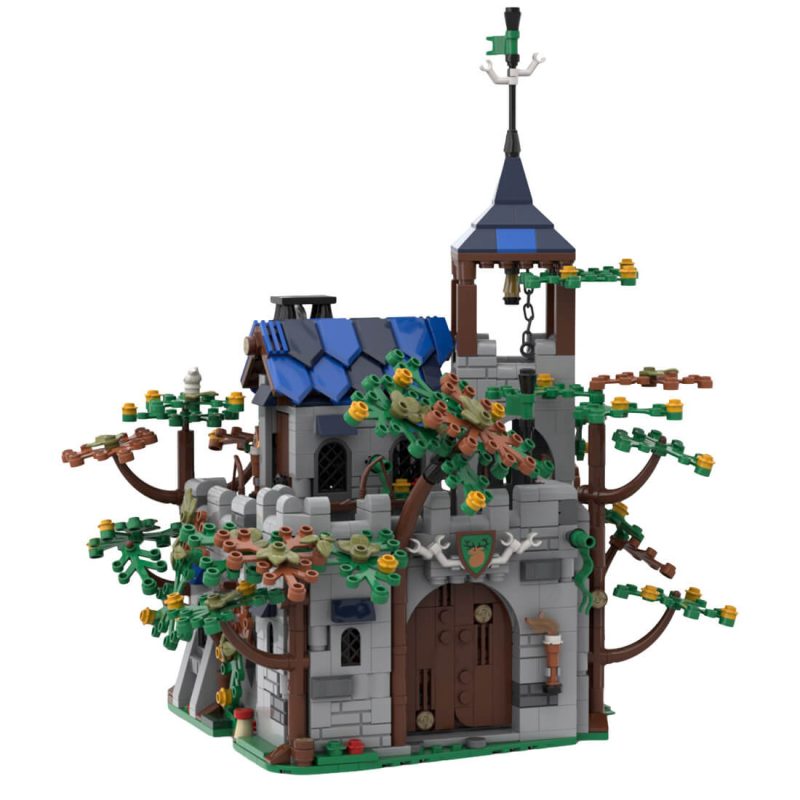 MOC-185913 Medieval Forestmen Castle Assembly Toy Building Blocks Set (1190PCS)