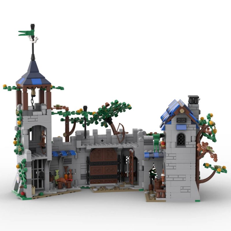 MOC-185913 Medieval Forestmen Castle Assembly Toy Building Blocks Set (1190PCS)