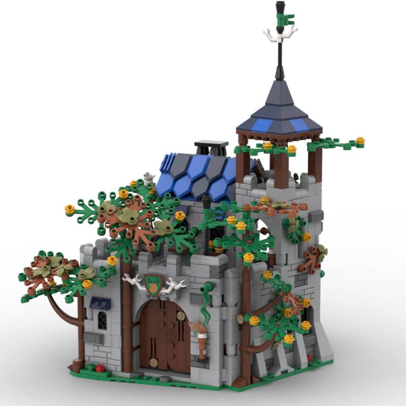 MOC-185913 Medieval Forestmen Castle Assembly Toy Building Blocks Set (1190PCS)