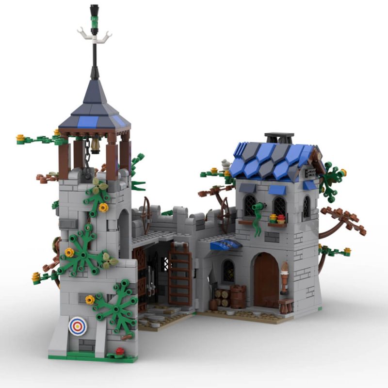 MOC-185913 Medieval Forestmen Castle Assembly Toy Building Blocks Set (1190PCS)