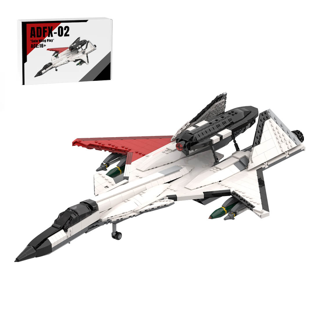 MOC-193136 ADFX-02 Fighter Jet Building Blocks Set (1423PCS)by Darth_Revan04