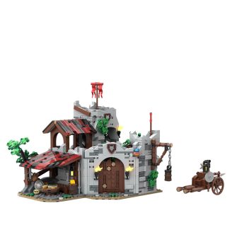 MOC-193205 Medieval WOLFPACK DEN Building Blocks Set (1605PCS)by lux.bricks