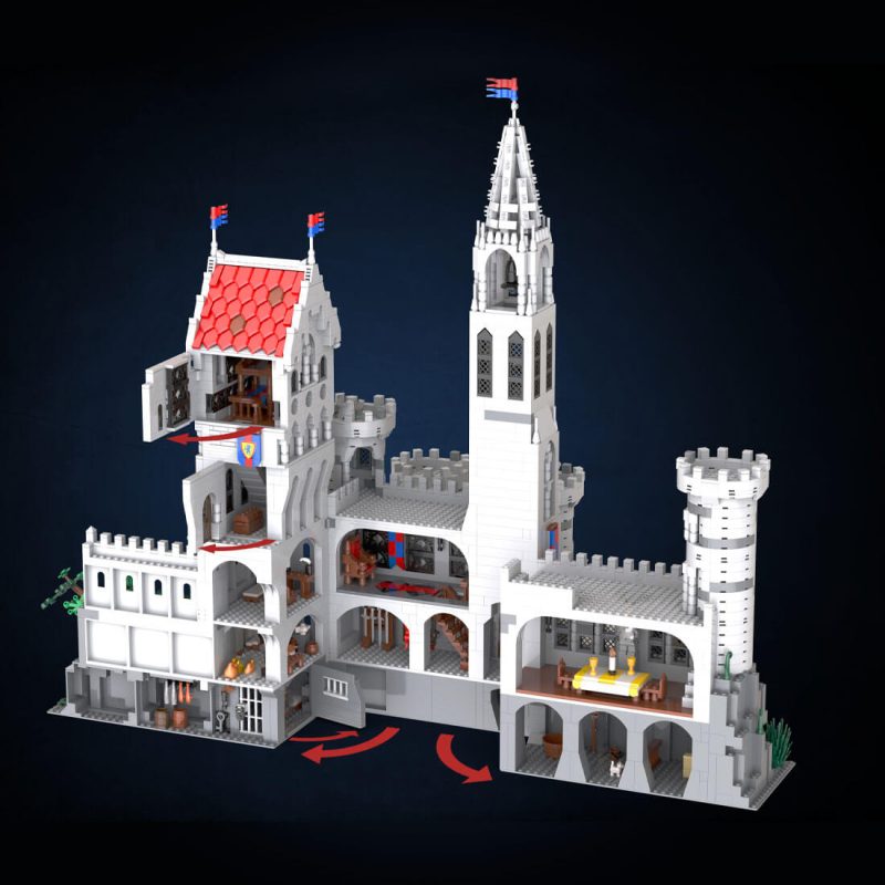 MOC-193221 Medieval King’s Castle - The King Returns Building Blocks Set (3939PCS)