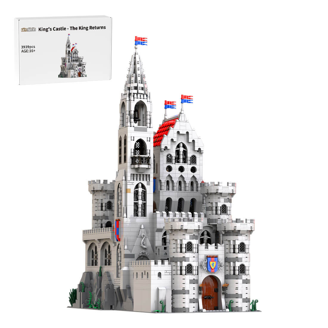 MOC-193221 Medieval King’s Castle - The King Returns Building Blocks Set (3939PCS)