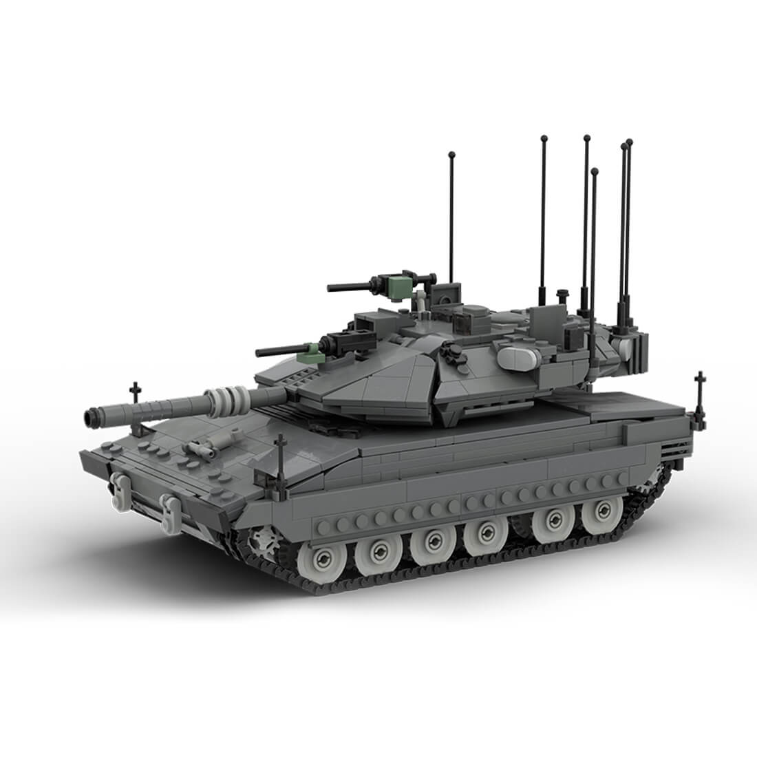 MOC-200277 135 Scale Israel Merkava Mk.4M Main Battle Tank Building Blocks Set (1236PCS)by DarthDesigner